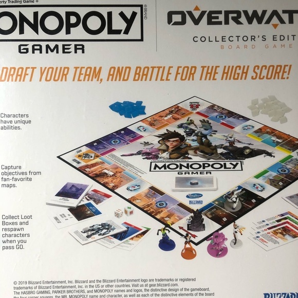 Monopoly “Overwatch” Gamer Collectors Edition - Picture 2 of 5